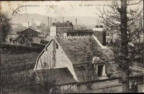 Ak Elbeuf Seine Maritime, Teilansicht