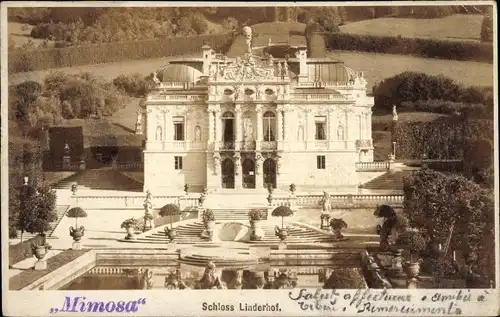 Ak Linderhof Ettal Oberbayern, Schloss Linderhof