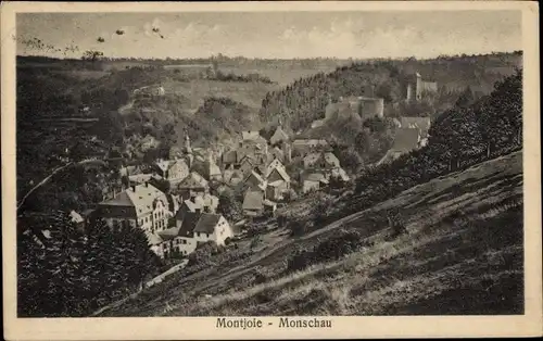 Ak Monschau Montjoie in der Eifel, Gesamtansicht