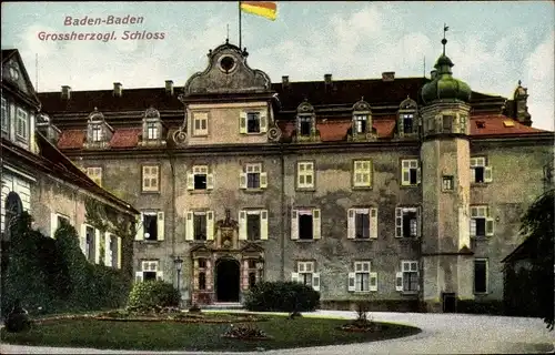 Ak Baden Baden am Schwarzwald, Grossherzogl. Schloss