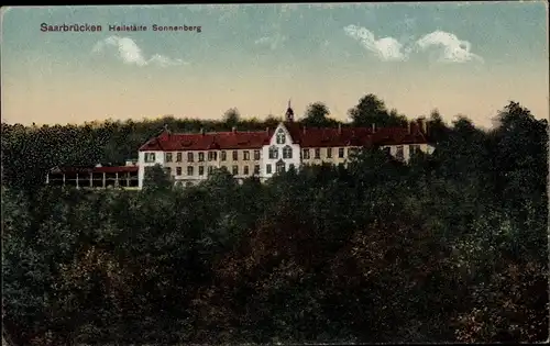 Ak Saarbrücken im Saarland, Heilstätte Sonnenberg