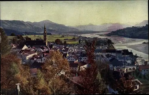 Ak Bad Tölz im Isartal Oberbayern, Gesamtansicht