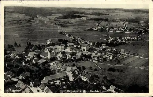 Ak Stetten am kalten Markt, Lager Heuberg, Luftbild