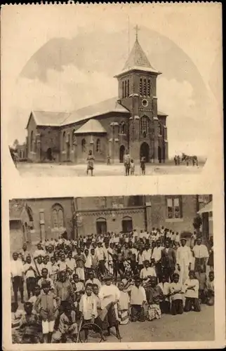 Ak Tumba DR Kongo Zaire, Missions des Péres Rédemptoristes au Congo, L'Eglise, Enfant de la mission