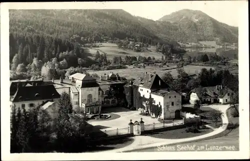 Ak Lunz am See Niederösterreich, Schloss Seehof am Lunzer See