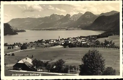 Foto Ak St. Gilgen Salzburg, Blick vom Reitberg