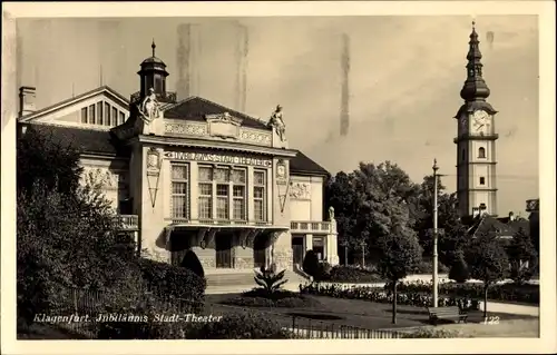 Ak Klagenfurt am Wörthersee Kärnten, Jubiläums Stadttheater