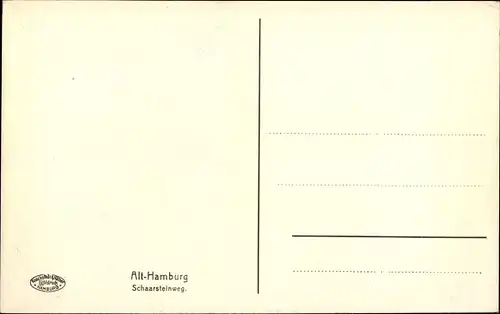 Ak Hamburg, Schaarsteinweg