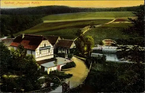 Ak Eisenberg in Thüringen, Gasthof Naupolds Mühle