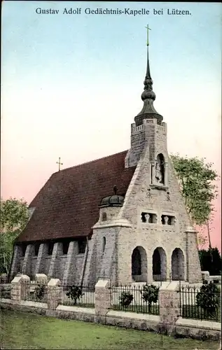 Ak Lützen im Burgenlandkreis, Gustav-Adolf-Gedächtnis- Kapelle, Außenansicht