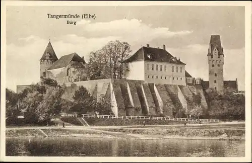 Ak Tangermünde an der Elbe, Burg