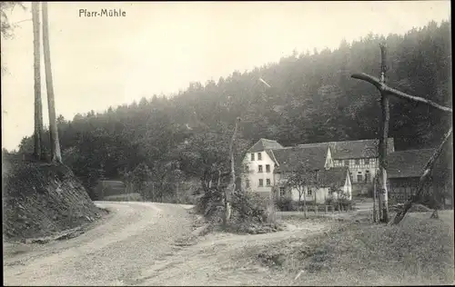 Ak Eisenberg in Thüringen, Pfarrmühle, Wald