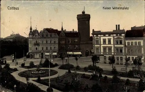 Ak Cottbus in der Niederlausitz, Kaiser Wilhelm Platz