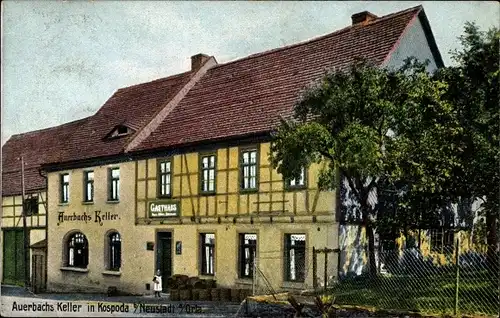 Ak Kospoda in Thüringen, Gasthaus Auerbachs Keller