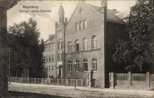 Ak Węgorzewo Angerburg Ostpreußen, Königliches Lehrer Seminar