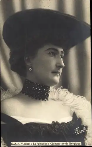 Ak Madame la Princesse Clementine de Belgique