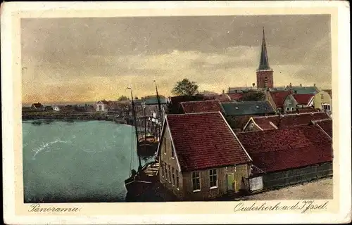 Ak Ouderkerk aan den IJssel Südholland, Panorama