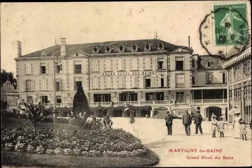 Ak Martigny les Bains Lothringen Vosges, Grand Hotel des Bains