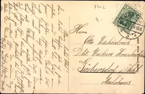 Ak Hartha Mittelsachsen, Bürgerschule