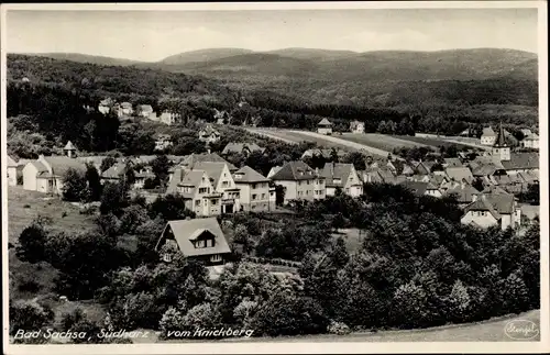 Ak Bad Sachsa im Harz, Blick vom Knickberg