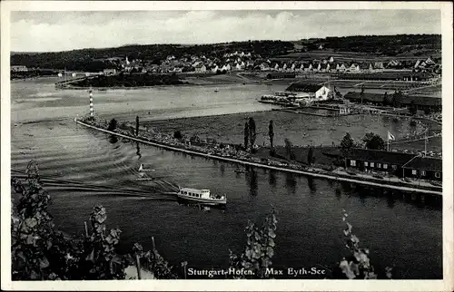 Ak Hofen Stuttgart in Württemberg, Max Eyth See, Boote