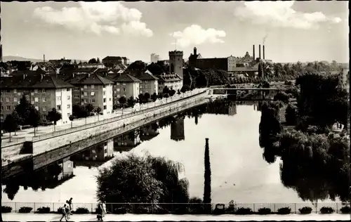 Ak Heilbronn am Neckar, Neckarpartie, Häuser