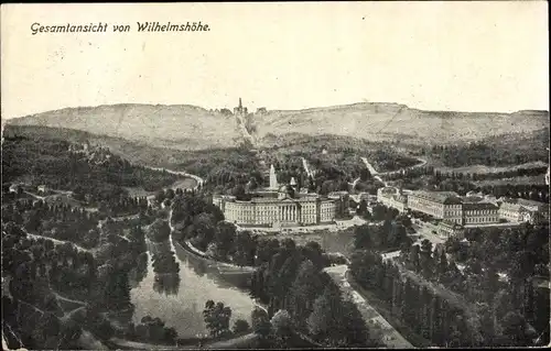 Ak Bad Wilhelmshöhe Kassel in Hessen, Gesamtansicht