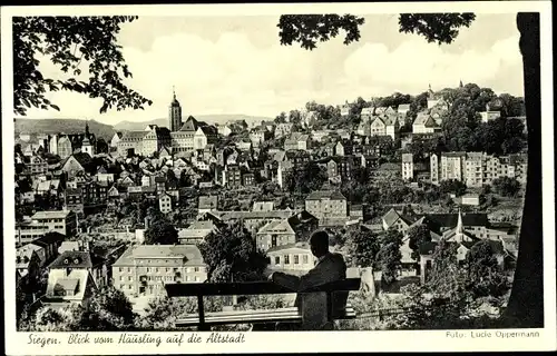 Ak Siegen in Westfalen, Altstadt, Blick vom Häusling