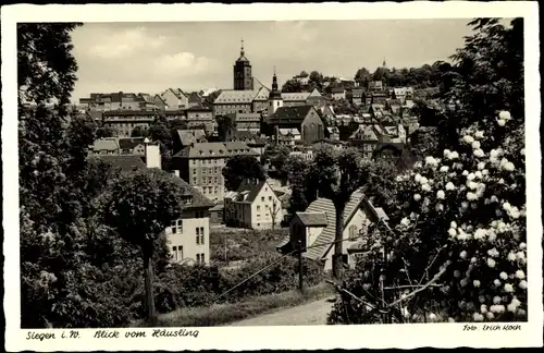 Ak Siegen in Westfalen, Teilansicht, Blick vom Häusling