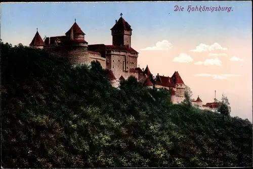 Ak Orschwiller Orschweiler Elsass Bas Rhin, Hohkönigsburg
