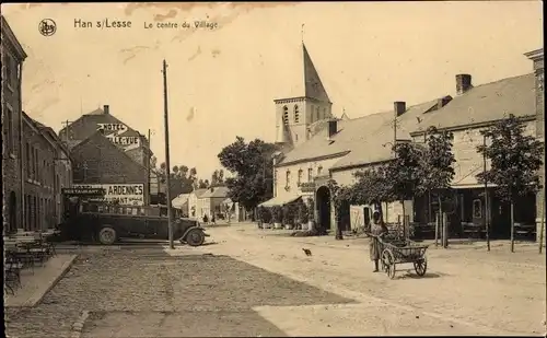 Ak Han sur Lesse Namur Wallonien, Le centre du village
