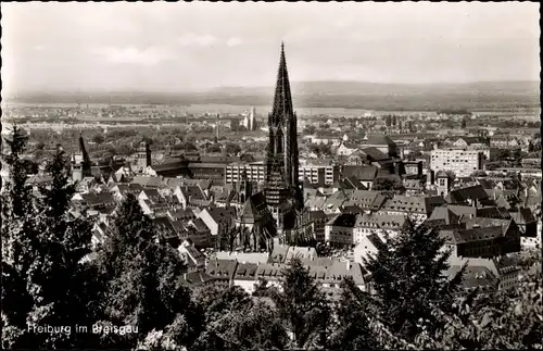 Ak Freiburg im Breisgau, Gesamtansicht