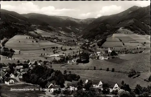 Ak Simonswald im Schwarzwald, Simonswälder Tal