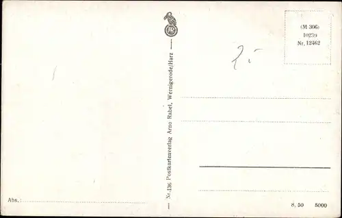 Ak Blankenburg am Harz, Schloss