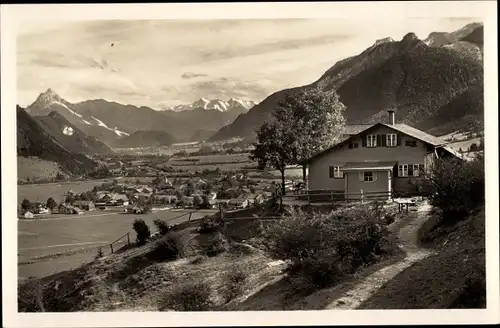 Ak Pfronten im Allgäu, Gasthaus Drexels Milchhäuserl mit Säuling, Zugspitze