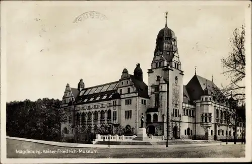 Ak Magdeburg an der Elbe, Kaiser Friedrich-Museum