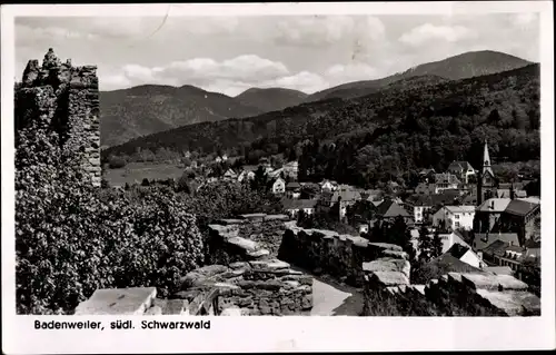 Ak Badenweiler im Schwarzwald, Teilansicht