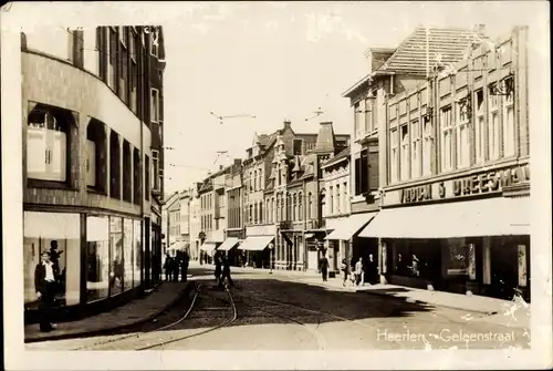 Ak Heerlen Limburg Niederlande, Geleenstraat