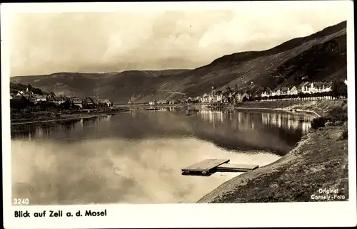 Ak Zell an der Mosel, Gesamtansicht