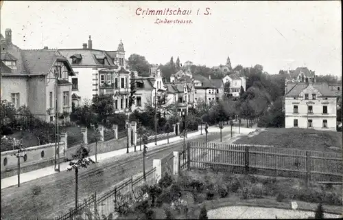 Ak Crimmitschau in Sachsen, Lindenstraße