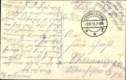 Ak Crimmitschau in Sachsen, Lindenstraße