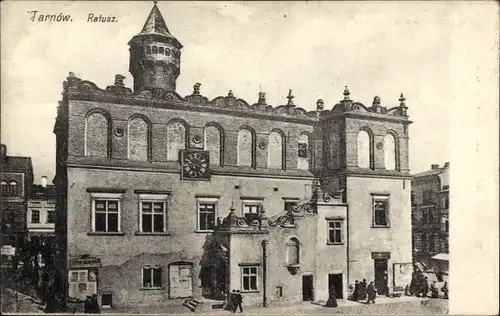 Ak Tarnów Tarnau Polen, Ratusz, Rathaus