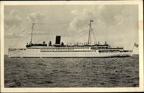 Ak Motorschnellschiff Preußen, Seedienst Ostpreußen