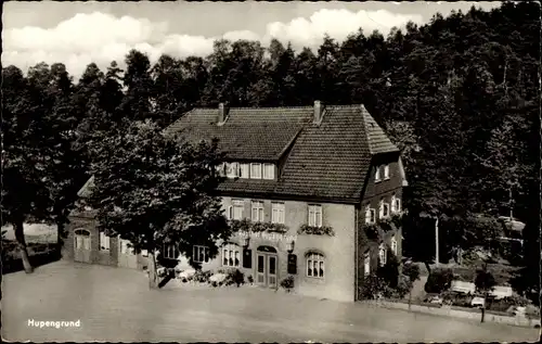Ak Uchtdorf Rinteln an der Weser, Waldgasthaus und Pension Hupengrund