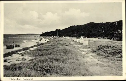 Ak Hohwacht an der Ostsee, Strandpartie