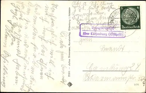 Ak Hohwacht an der Ostsee, Strandpartie