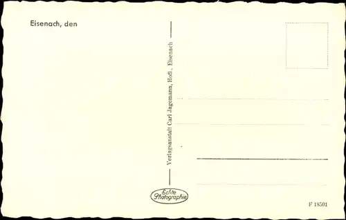 Ak Lutherstadt Eisenach in Thüringen, Joh. Seb. Bach Geburtshaus und Denkmal, Burschenschaftsdenkmal