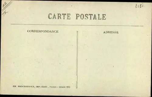 Künstler Ak Griff, Ma femme a eu un efant, ma vache un viau, Ca se compense