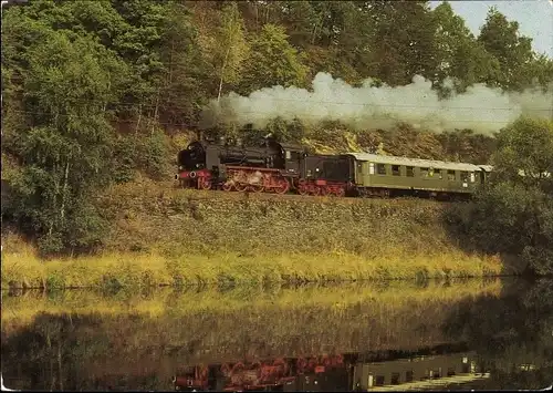 Ak Museumslokomotive 381182 im Elstertal bei Neumühle