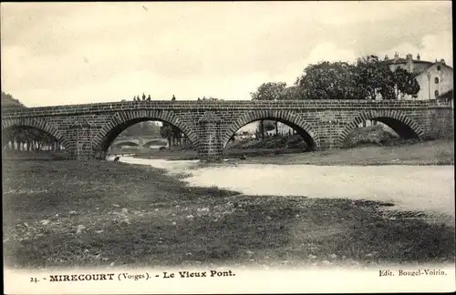 Ak Mirecourt Lothringen Vosges, Le Vieux Pont